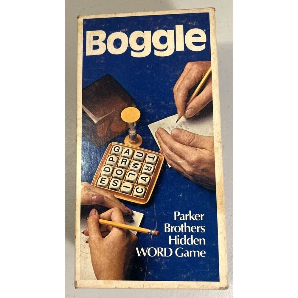 1976 Boggle Word Game Parker Brothers No. 104 - USED - Vintage